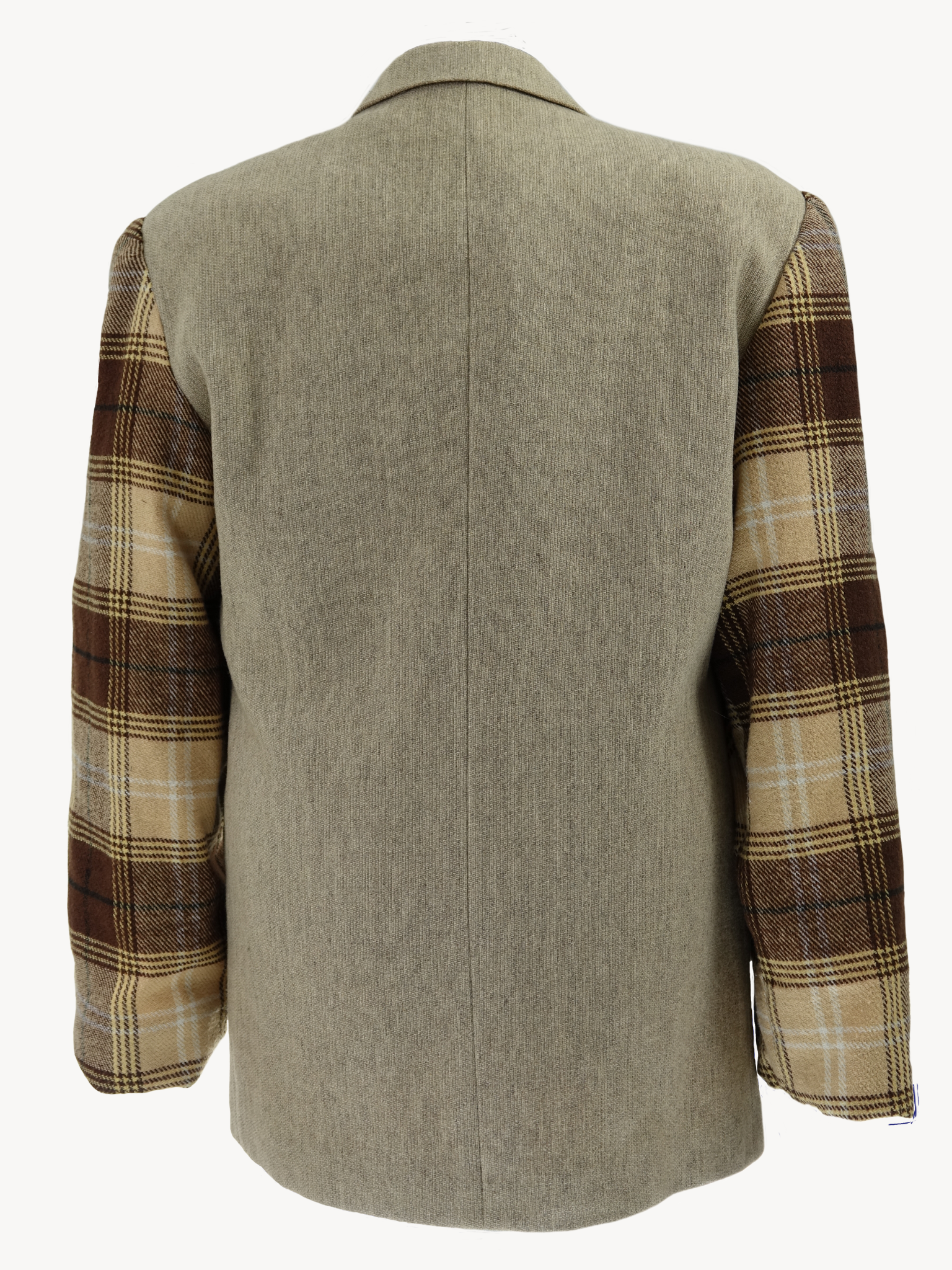 Atatakai Oversized Geruite Blazer – Bruin