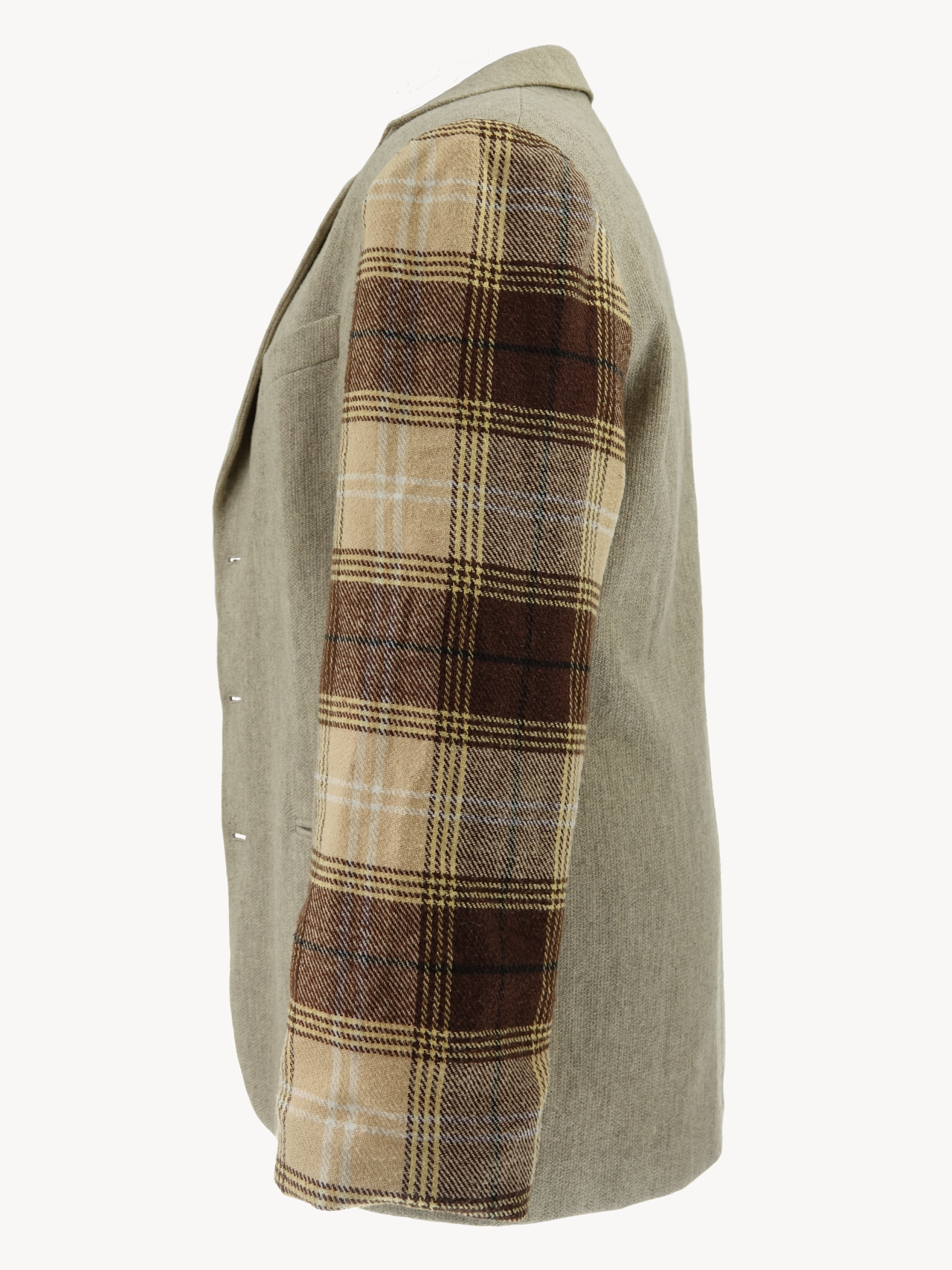 Atatakai Oversized Geruite Blazer – Bruin