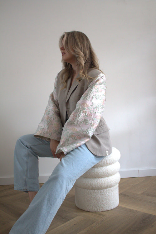 Blazer Bara - Floral jacquard