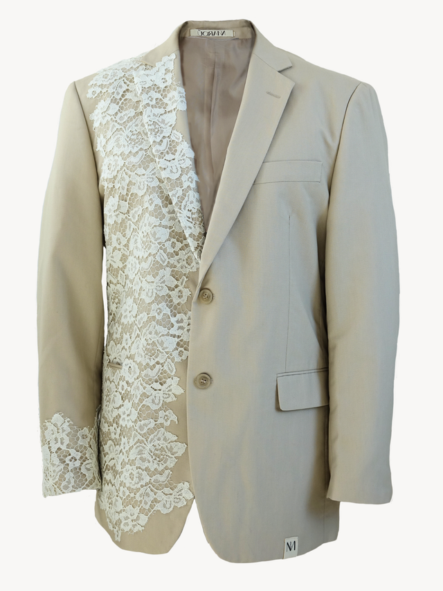 Hanakotoba – Beige Lace Blazer