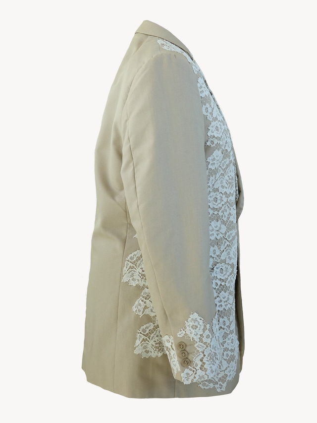 Hanakotoba – Beige Lace Blazer