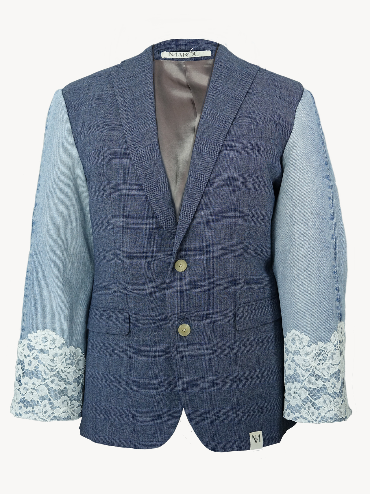 Jiinzu Lace Blazer - Denim
