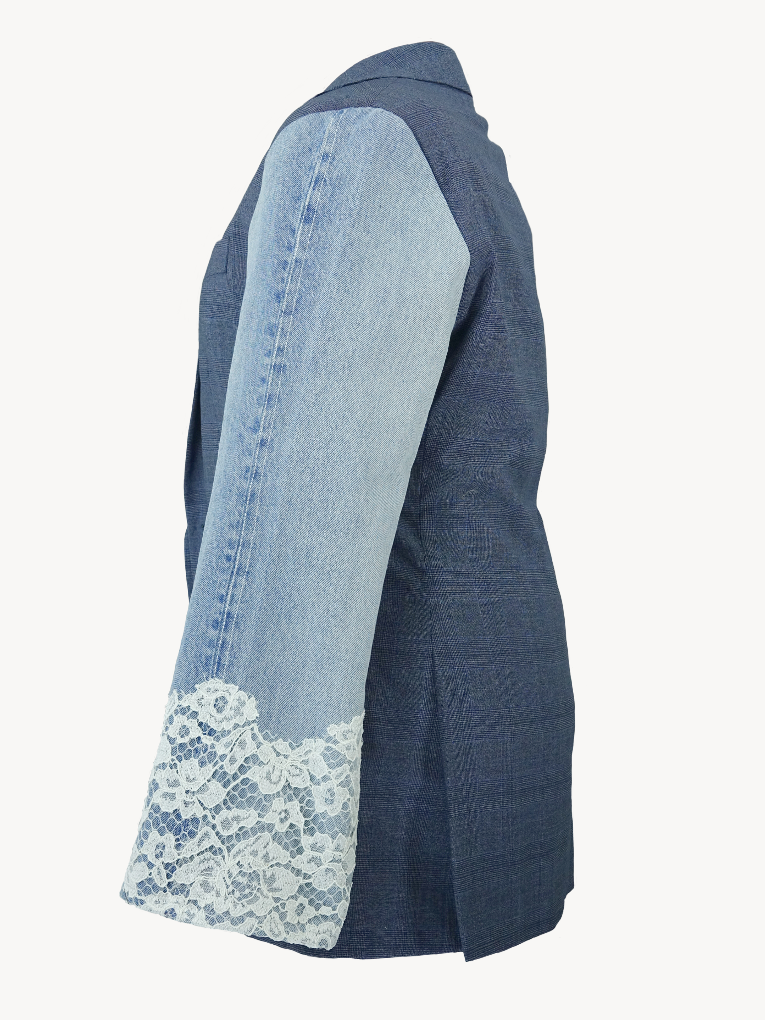 Jiinzu Lace Blazer - Denim