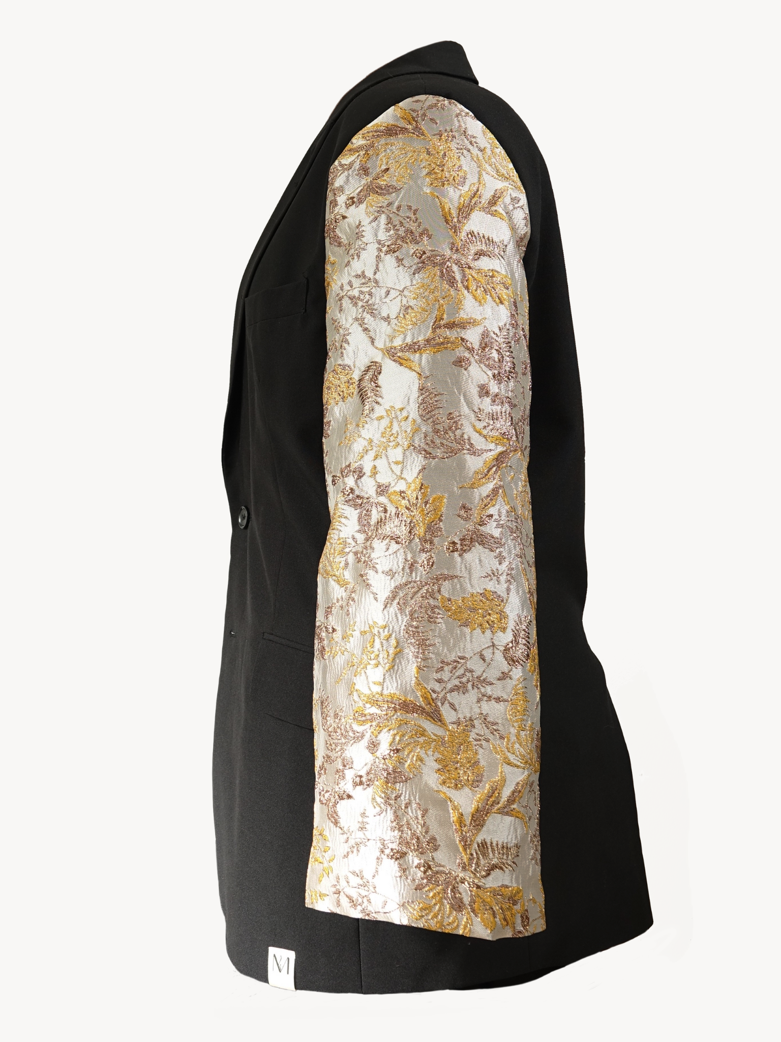 Kinshi Jacquard Blazer - Zwart