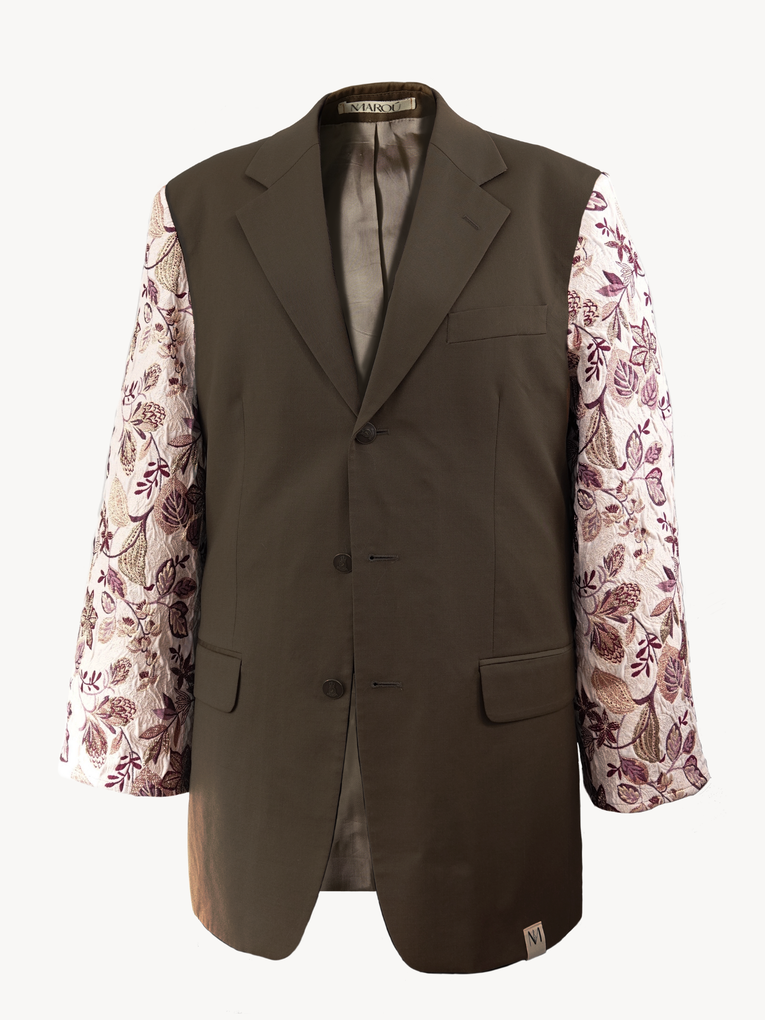 Momiji Jacquard Blazer – Bruin