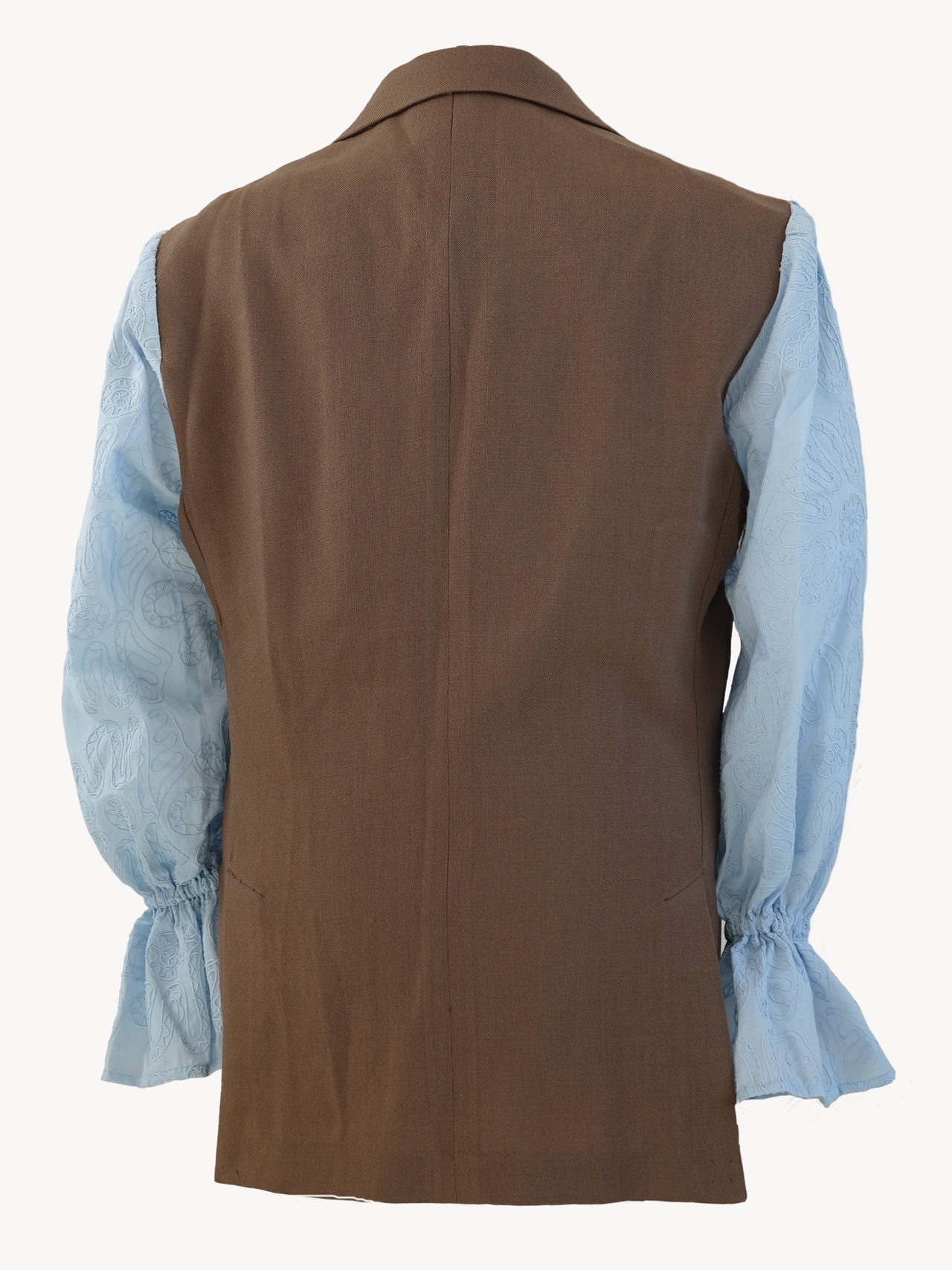Sorana - Brown Blazer Embroidery