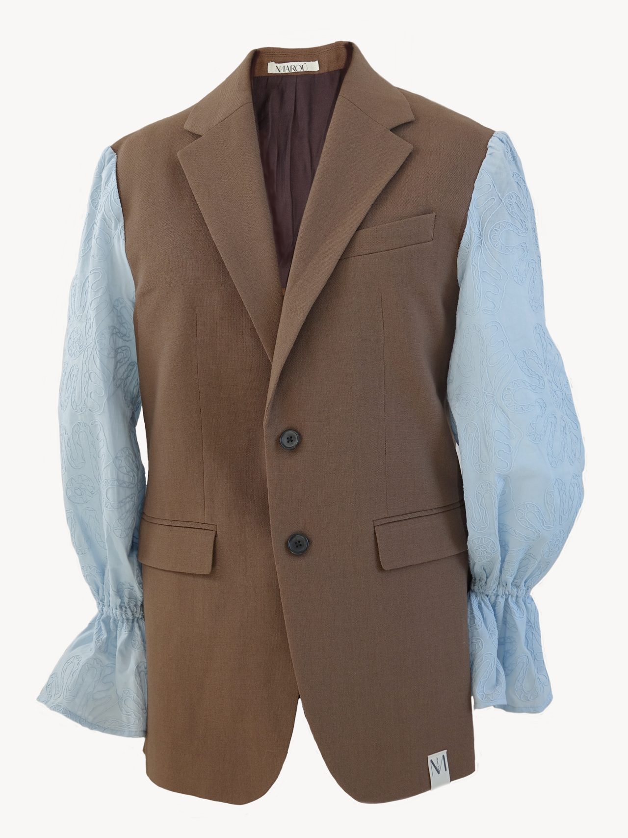 Sorana - Brown Blazer Embroidery