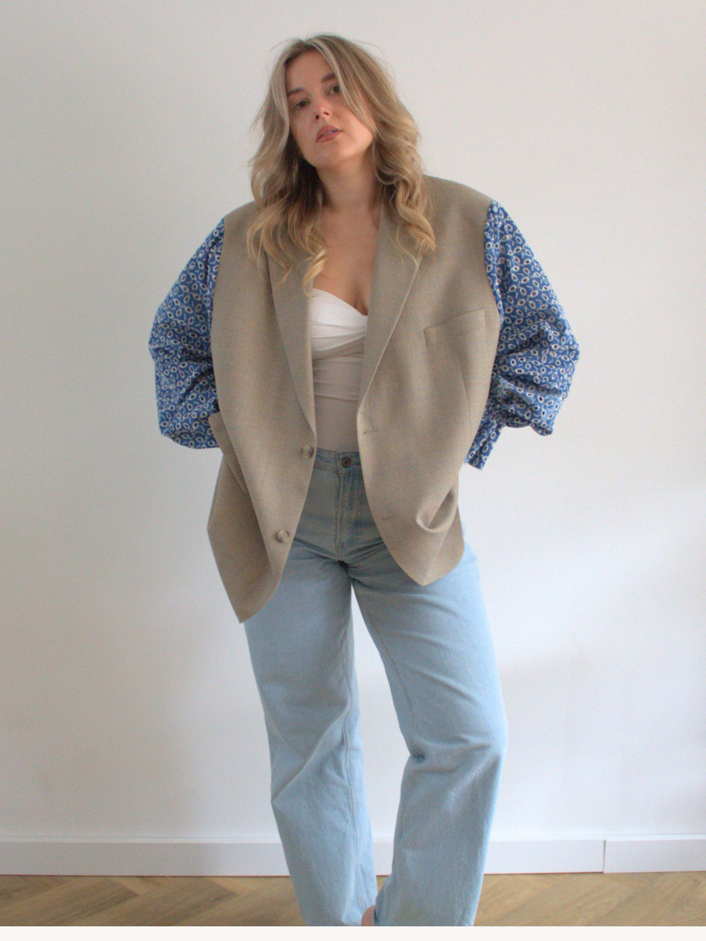 Blazer Aiiro - Blue embroidery
