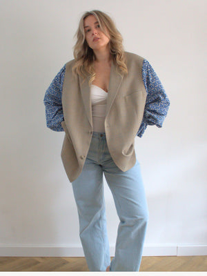 Blazer Aiiro - Blue embroidery