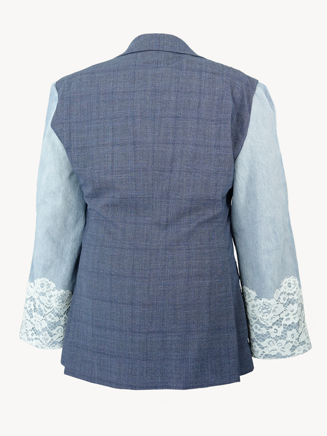 Jiinzu Lace Blazer - Denim