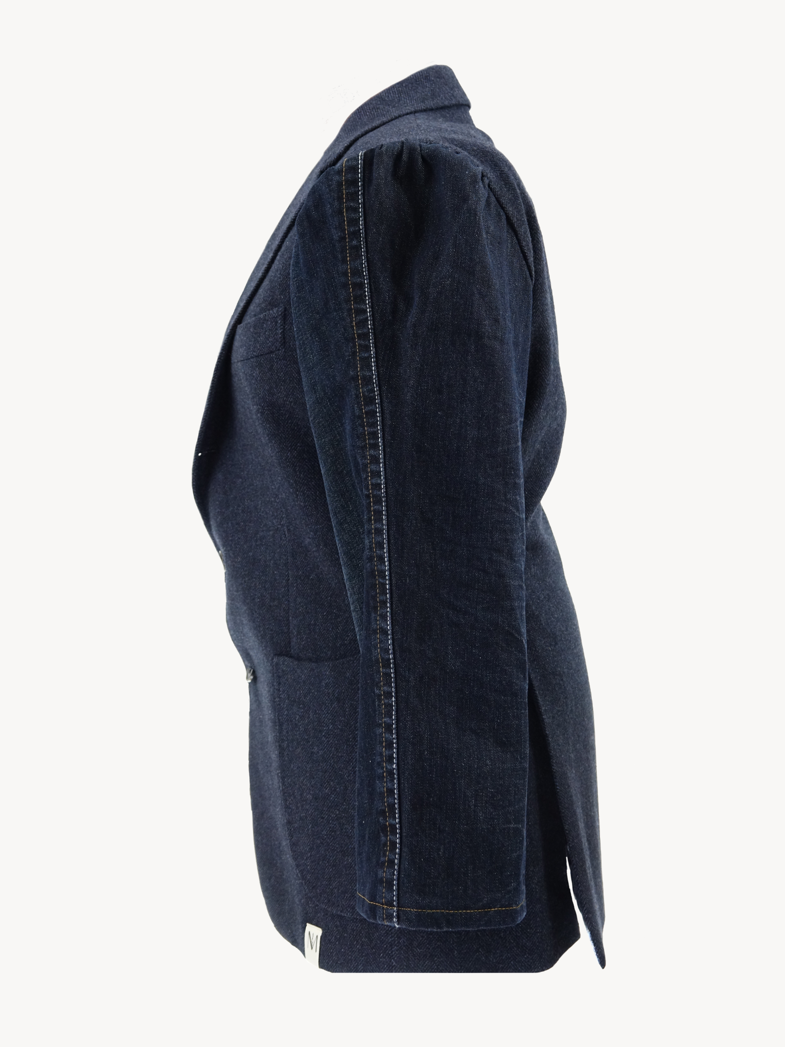 Jiinzu Denim Blazer - Donkerblauw
