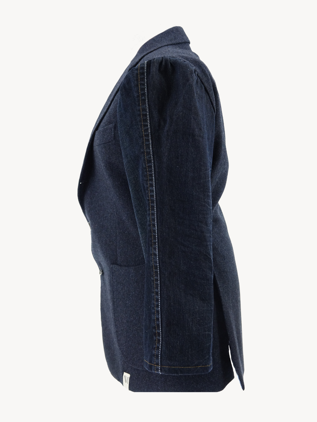 Jiinzu Denim Blazer - Donkerblauw