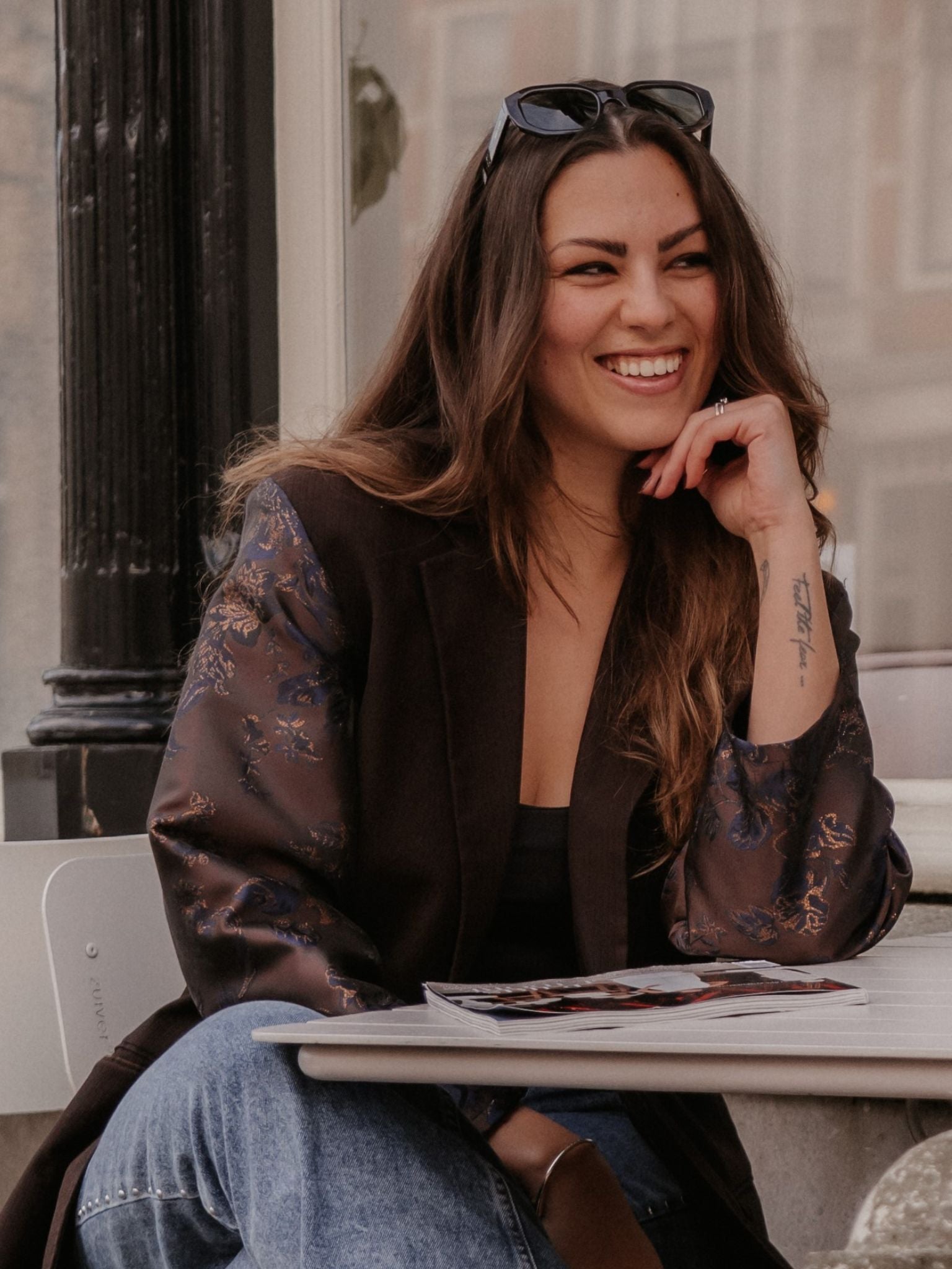 Kurami Upcyled Blazer - Bruin