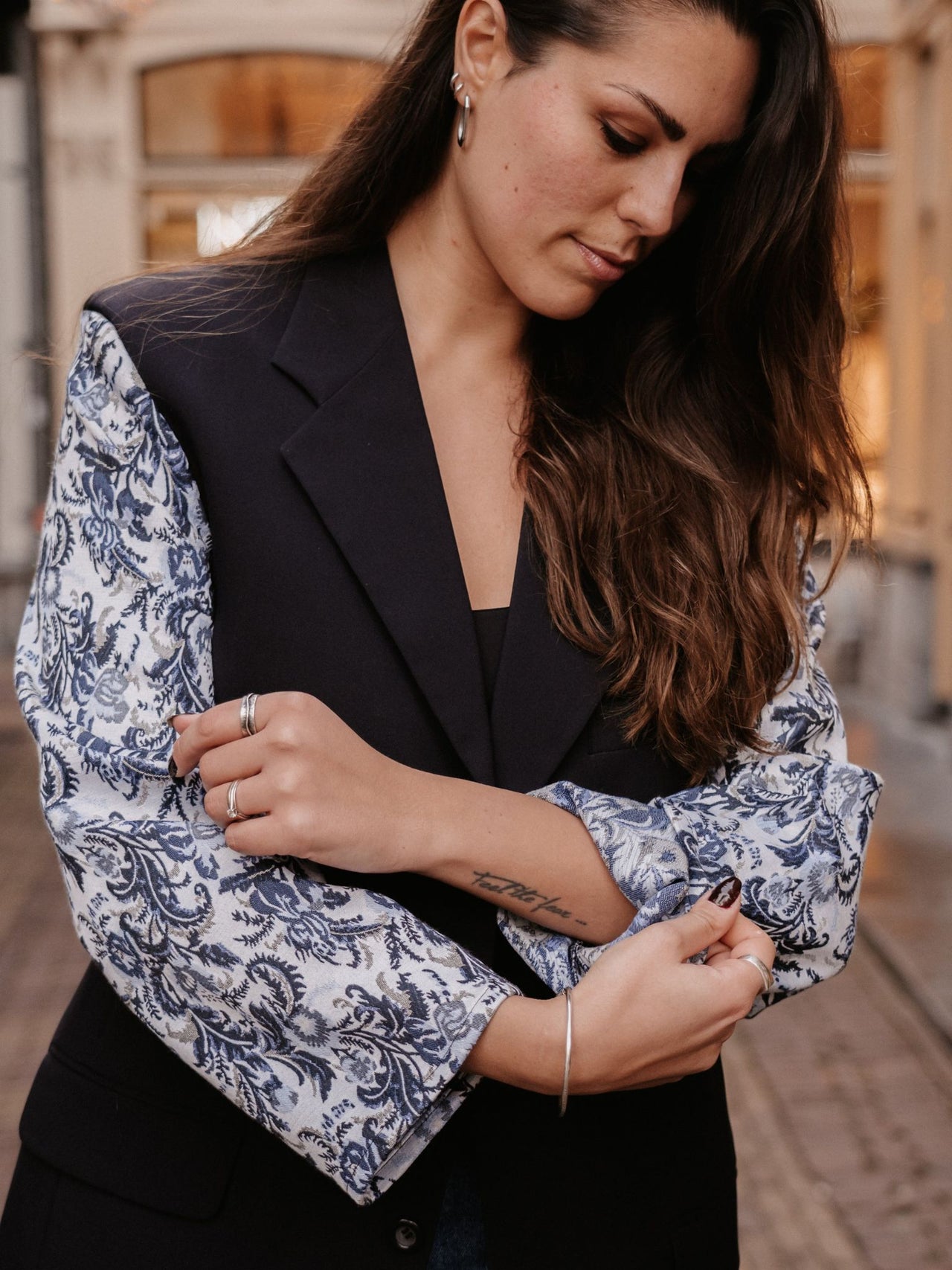 Masumi Vintage Blazer - Donkerblauw