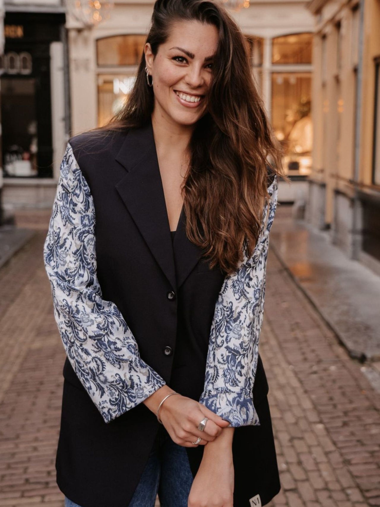 Masumi Vintage Blazer - Donkerblauw