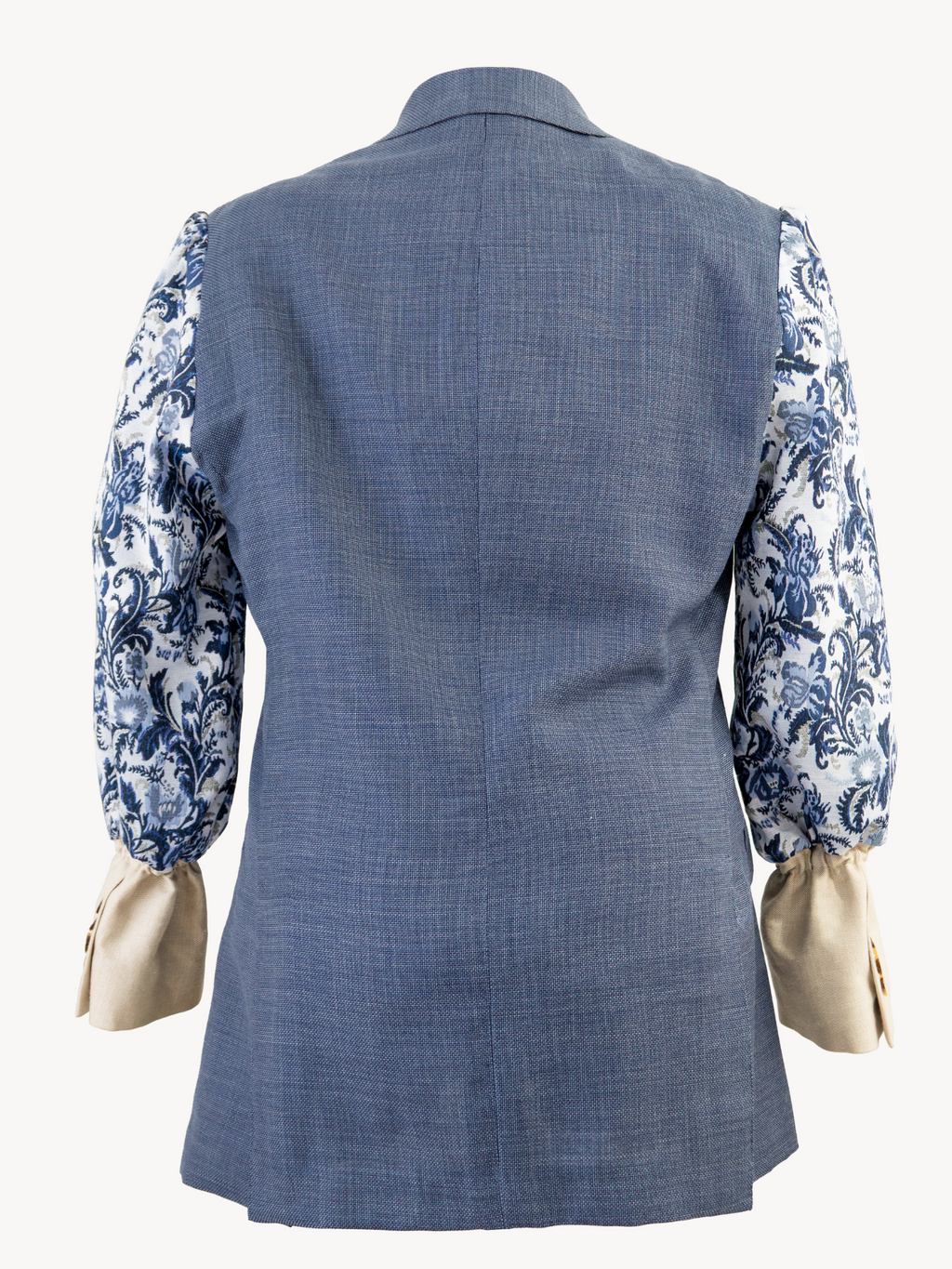 Nishoku Jacquard Blazer - Blauw