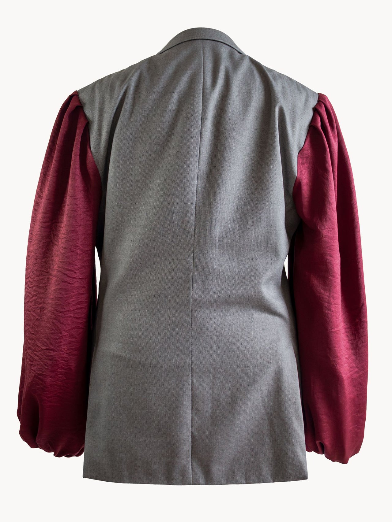 Pofu Oversized Blazer - Burgundy