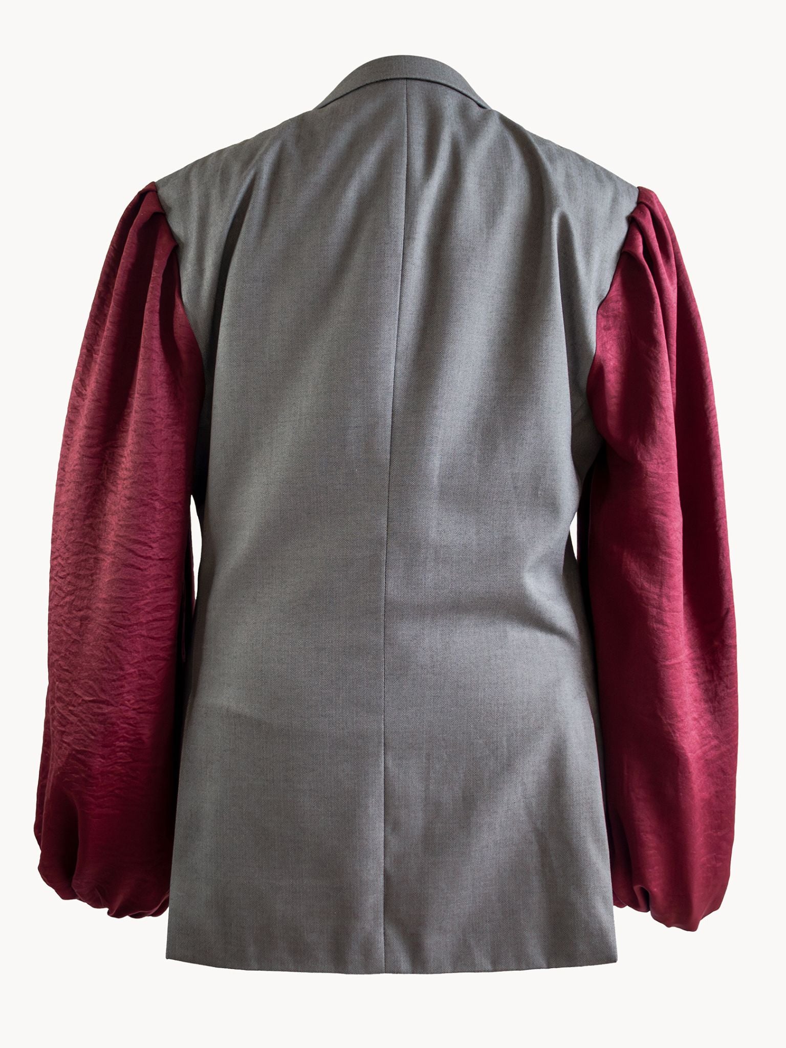 Blazer Pofu - Burgundy