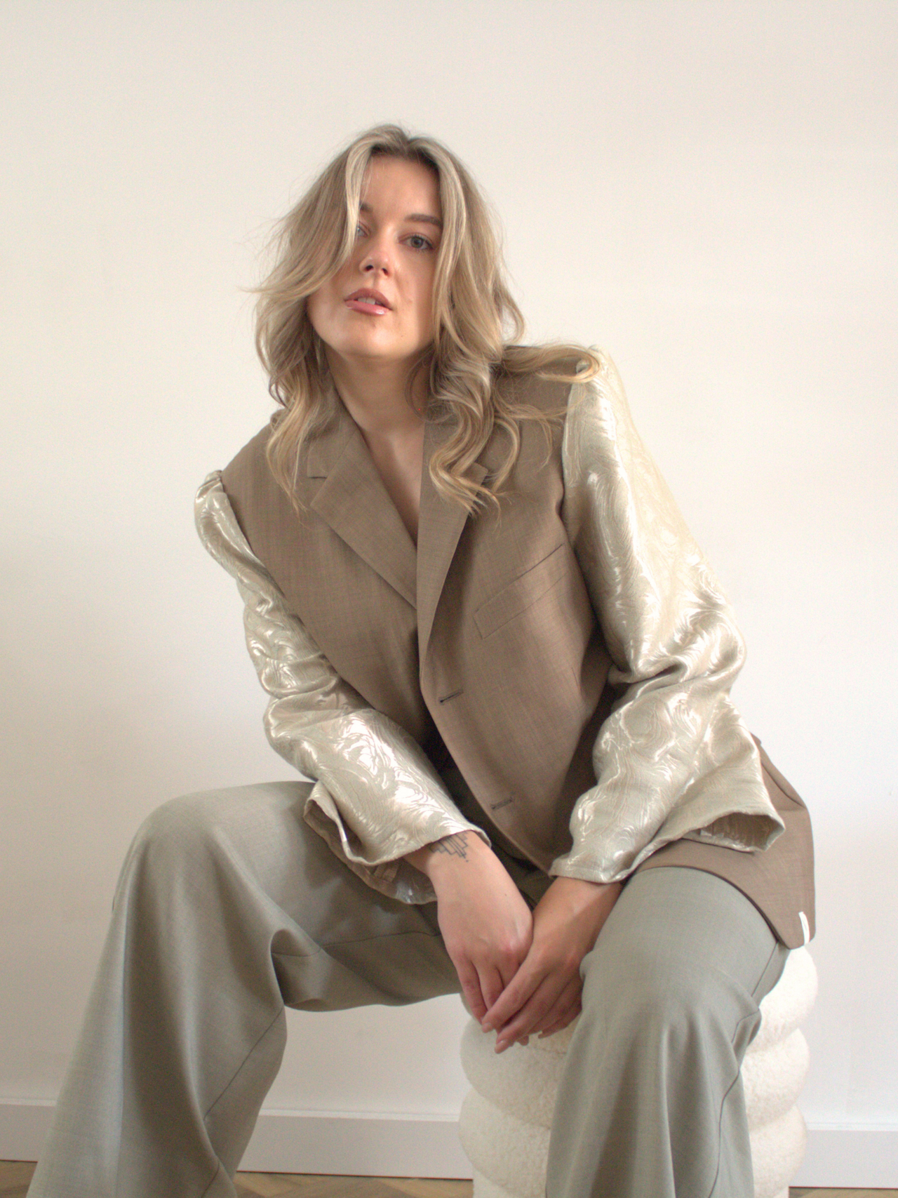 Seji Blazer - Mocca Bruin
