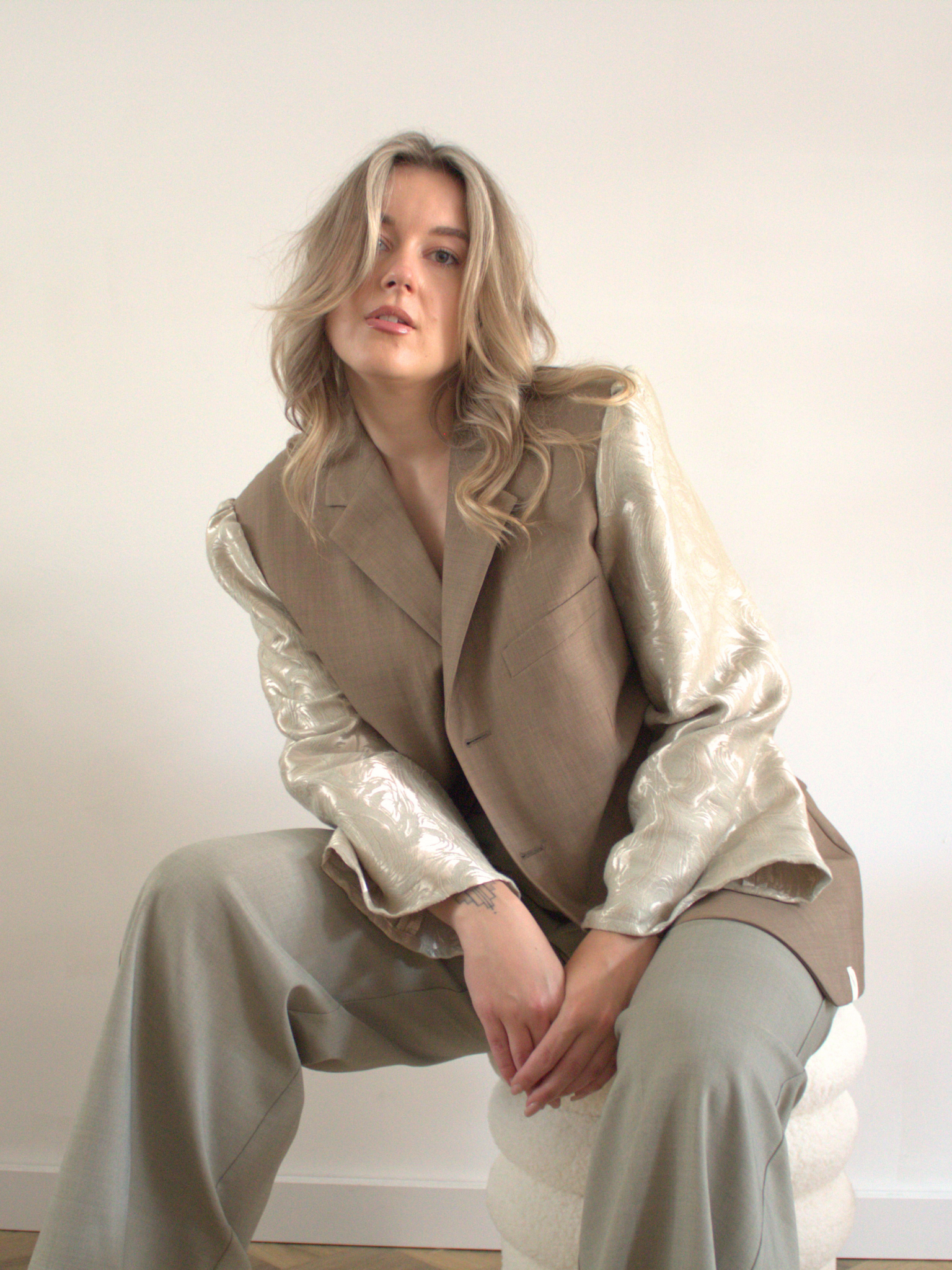 Seji Blazer - Mocca Bruin