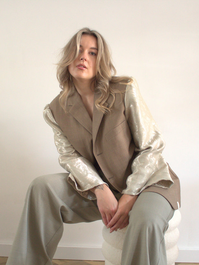 Seji Blazer - Mocca Bruin