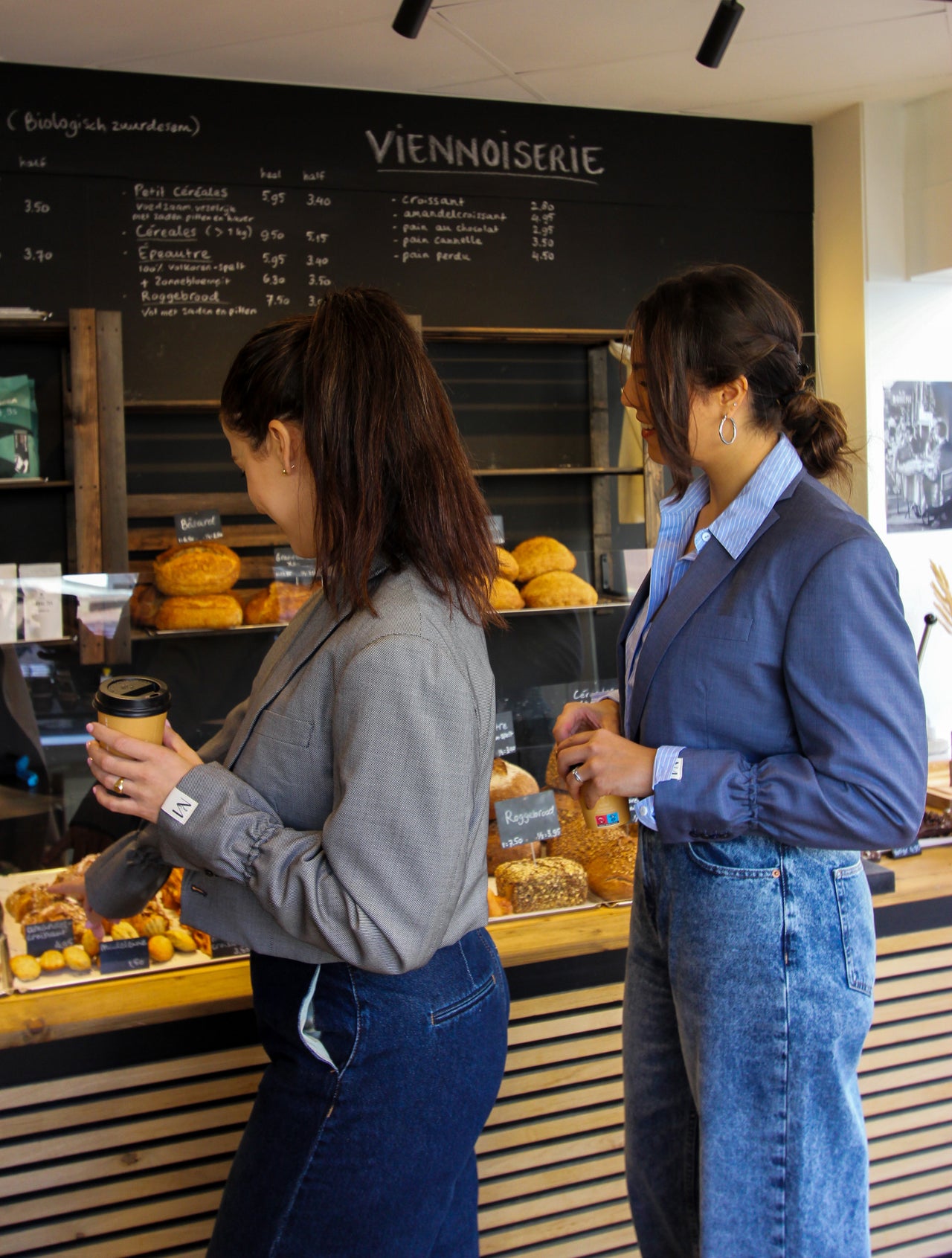 Cropped Blazer - Blauw