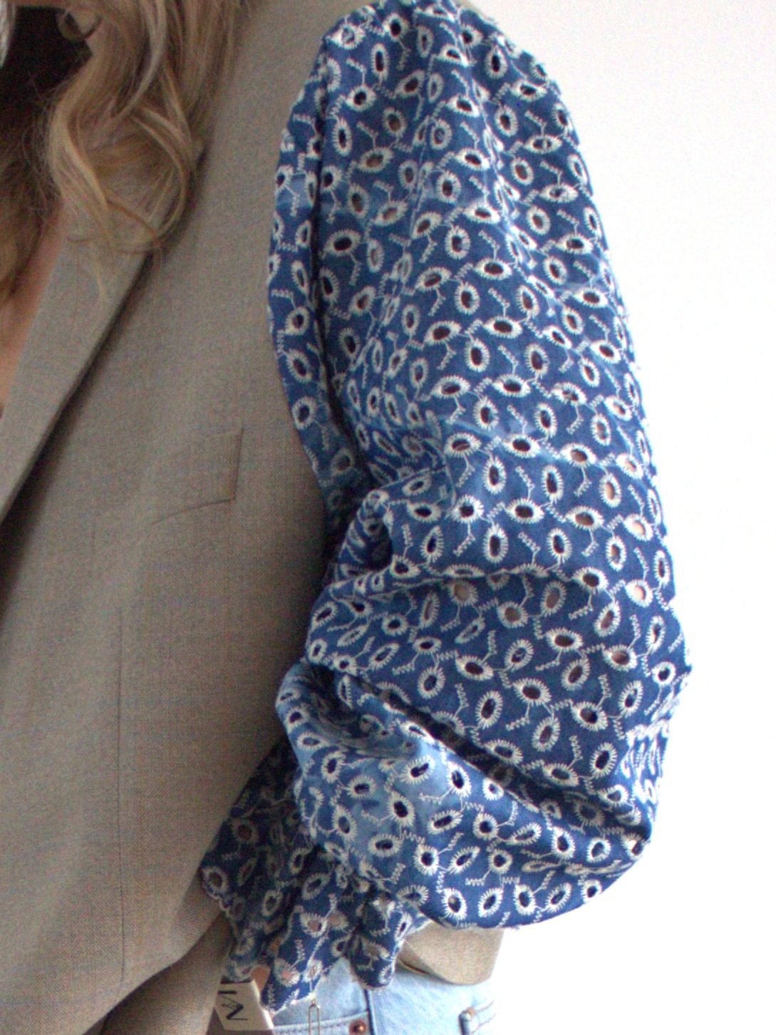 Blazer Aiiro - Blue embroidery