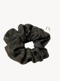 Scrunchie - Krijtstreep Bruin