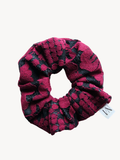 Scrunchie- bordeaux kant