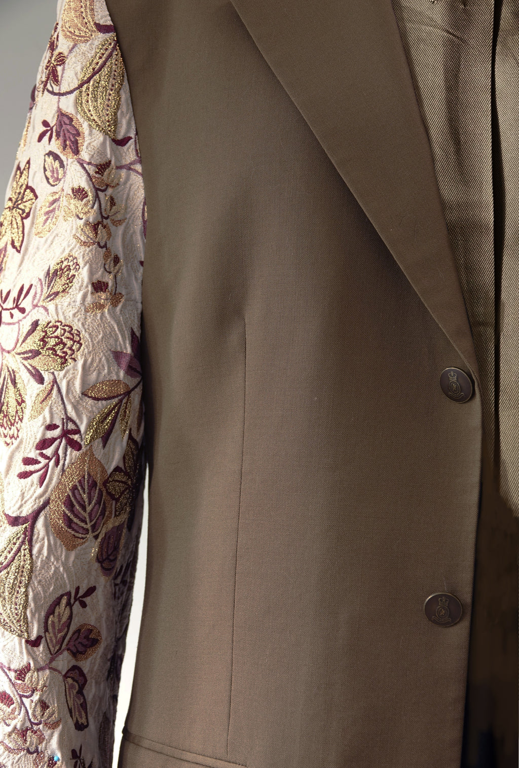 Momiji Jacquard Blazer - Bruin