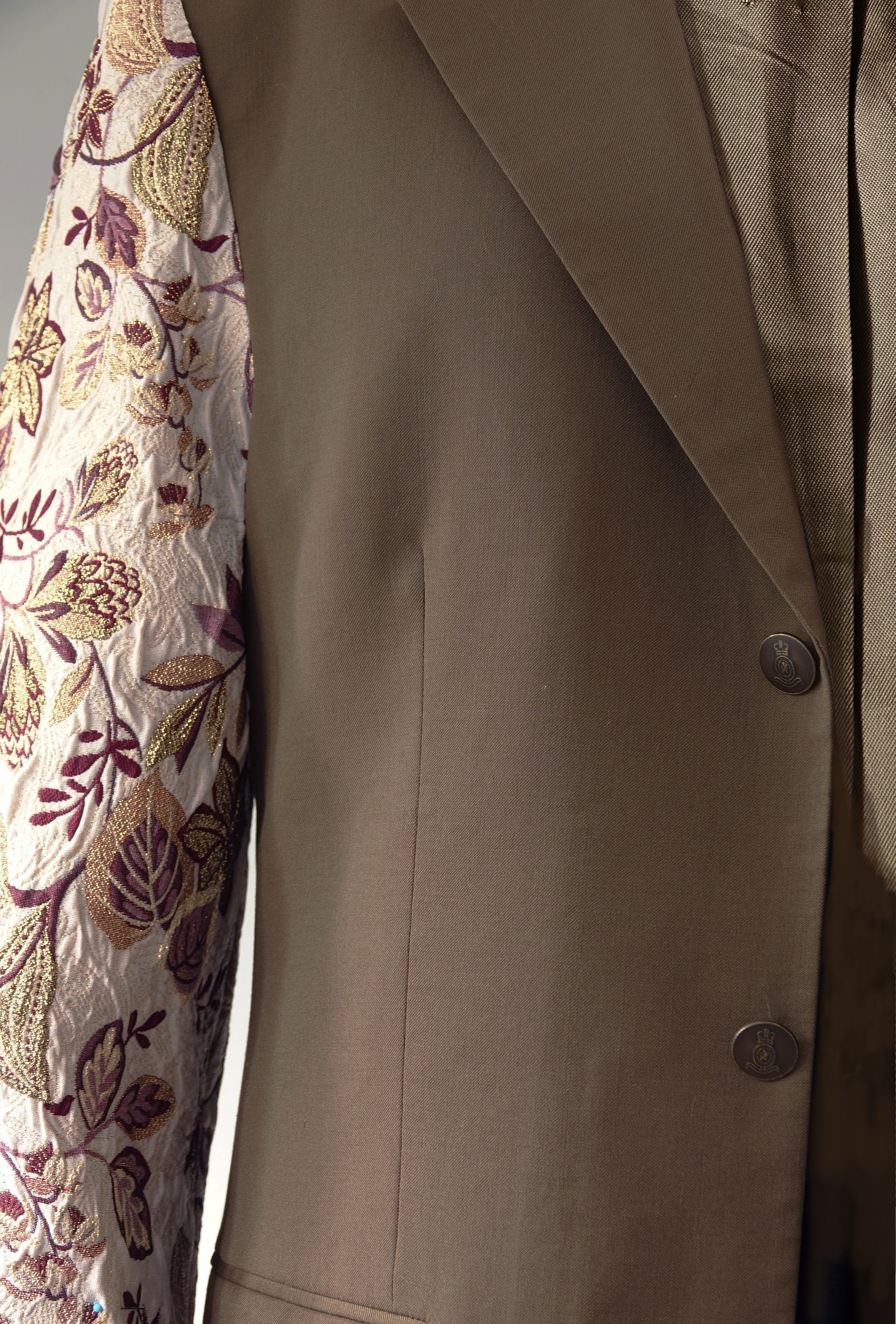 Momiji Jacquard Blazer - Bruin