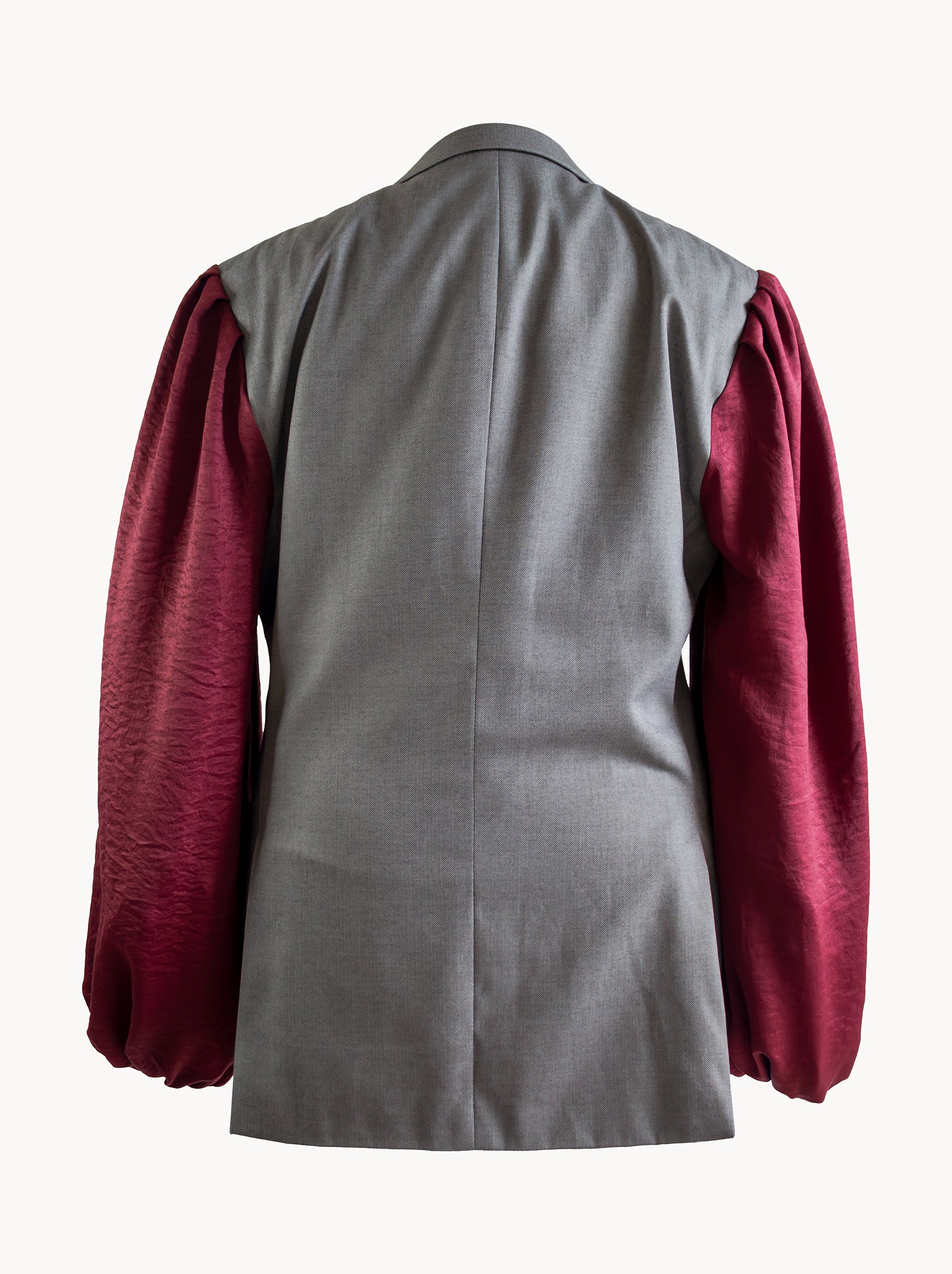 Blazer Pofu - Burgundy