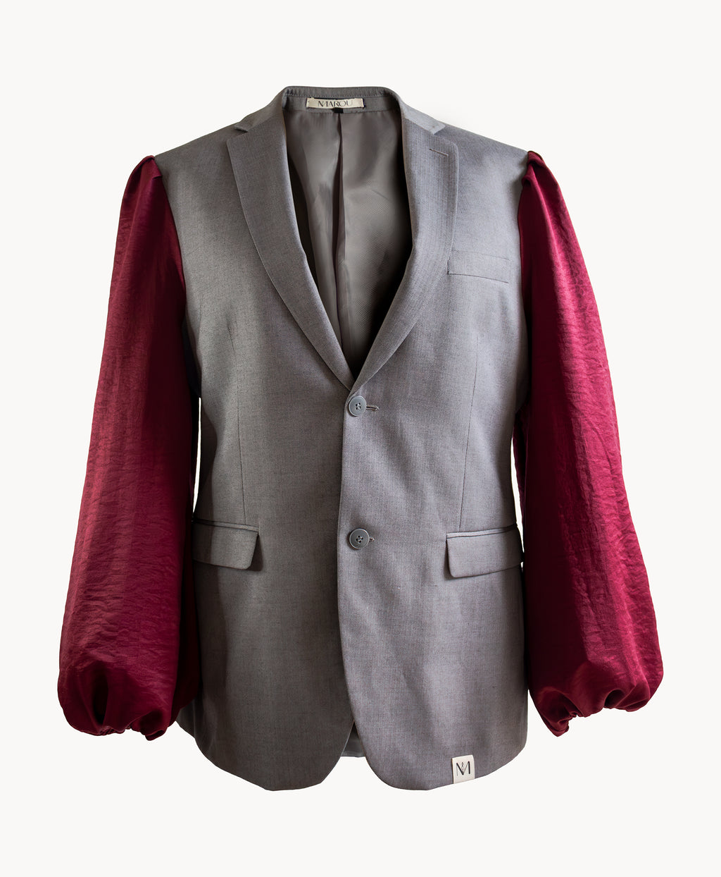 Blazer Pofu - Burgundy