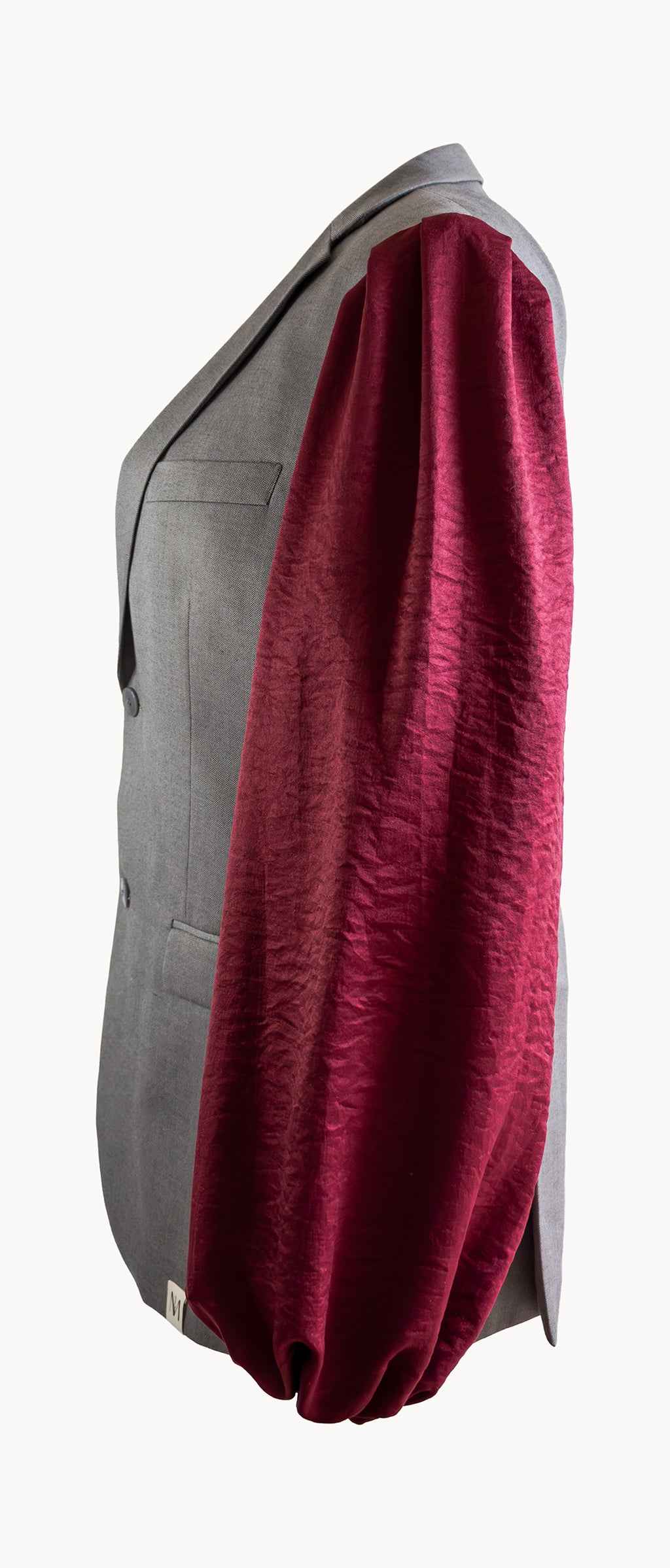 Blazer Pofu - Burgundy