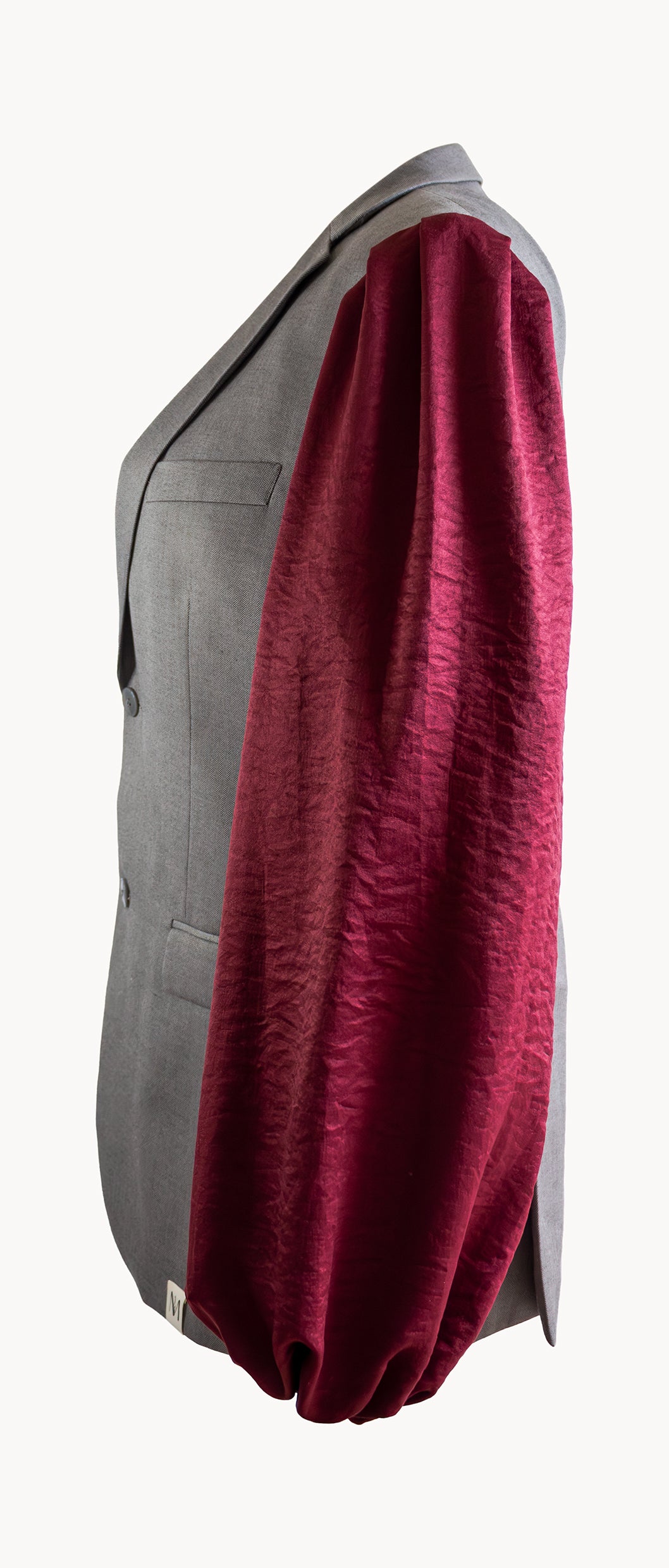 Blazer Pofu - Burgundy