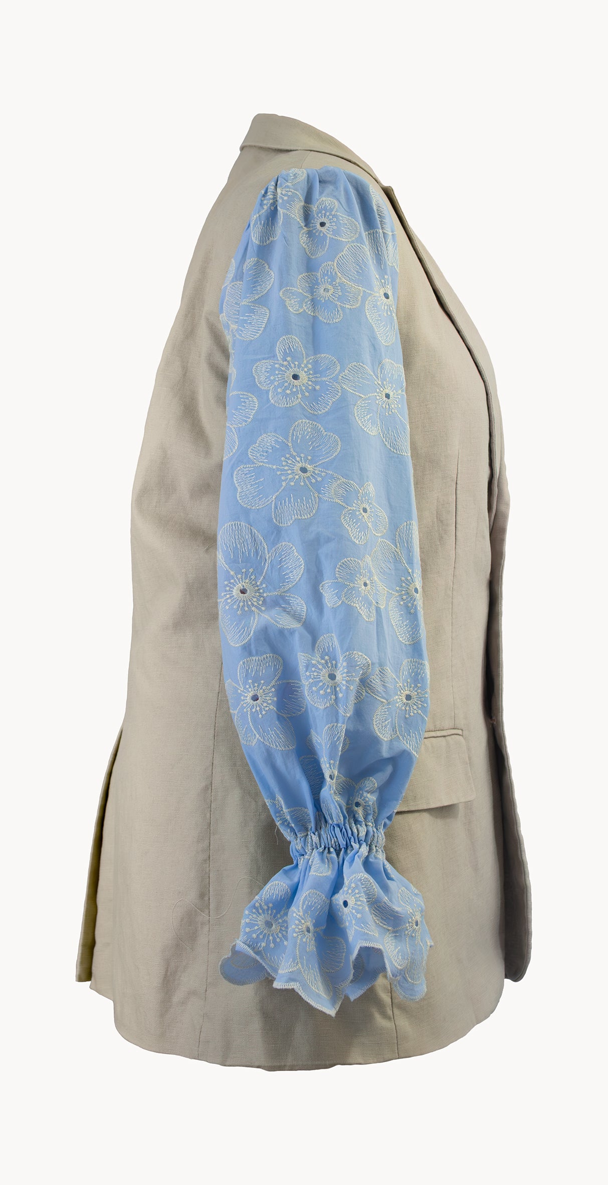 Sakura  Blazer with Unique Floral Sleeves